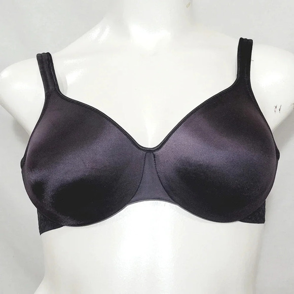 38C Vanity Fair 75011 Beautiful Benefits Back Smoother Underwire Bra Black  Exce - Picture 1 of 5